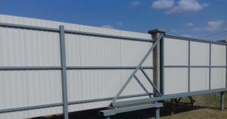 Купить откатные ворота на сваях Ангарск, цена от 2860 руб.